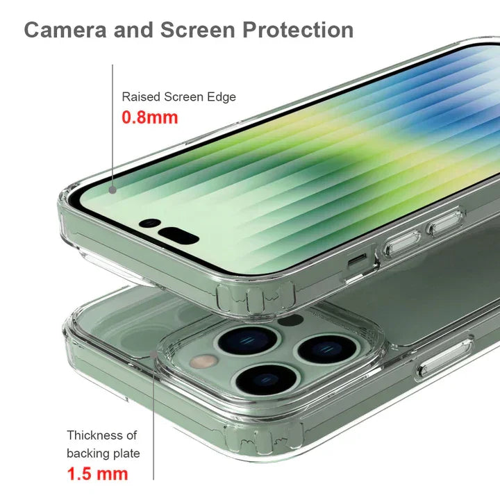 Armor-X AHN Shockproof Protective Case For iPhone 14 Pro Max - - Clear - Tashqila Armor-X AHN Shockproof Protective Case For iPhone 14 Pro Max - - Clear - Tashqila